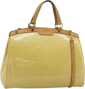 Louis Vuitton Pre-owned Vintage Hand Bag - Dames - Vintage Handtas - Geel - ONE Size - Leer - Vintage