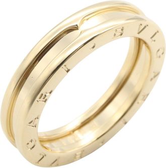 Bulgari Gold Yellow Gold (18K) Band Ring (Pre-Owned)
