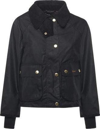 Barbour Cropped Lichtgewicht Jas - Dames - Zomerjassen - Zwart - S - Jassen