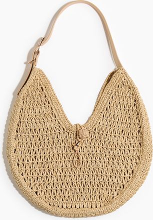 H&M Umh&auml;ngetasche aus Papierstroh - Beige