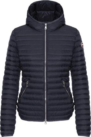 Colmar Slim Hooded Down Jacket - Dames - Gewatteerde jassen - Blauw - 2XS - Leer - Jassen