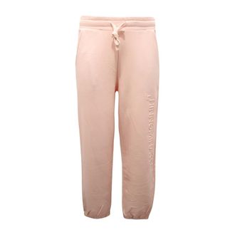 Hinnominate Trainingsbroeken in Roze Nude Fleece Voering - Dames - Sweatpants - Roze - M - Broeken