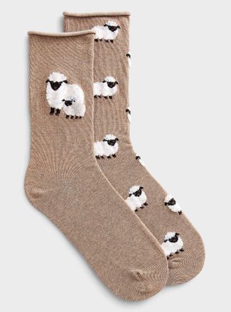 Simons Womens Plush-animal socks 2-pack