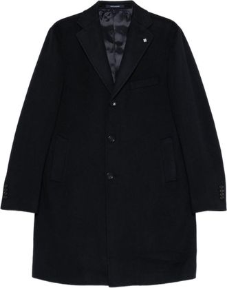 Tagliatore Blue Notched Lapel Coat