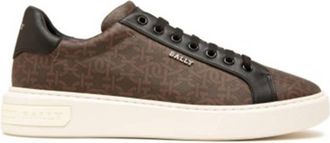 Bally Miky B Monogram Printed Fabric Sneakers, Brand Size 5 ( US Size 6 )