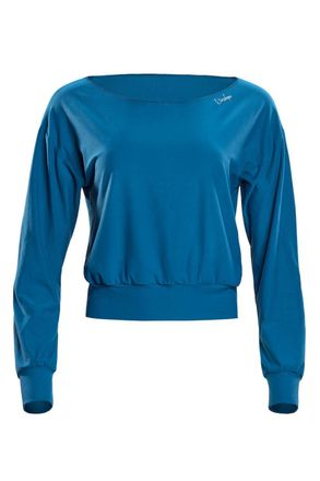 Winshape Longsleeve WINSHAPE LS003LS, Damen, Gr. XS, gr&uuml;n (teal gr&uuml;n), 85% Polyester, 15% Elasthan, U-Boot-Ausschnitt, Shirts Longsleeve, Functional Light and 