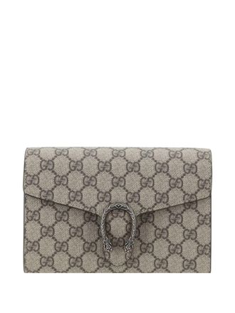 Gucci Dionysus GG Supreme wallet-on-chain - Neutrals