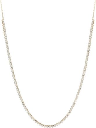 Adina Reyter Half Riviera Diamond Necklace in Yellow Gold at Nordstrom, Size 16