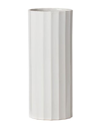 Lenox French Perle Scallop Cylinder Vase