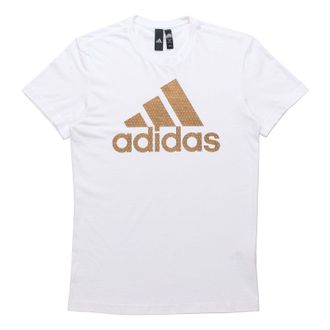 adidas Printing Sports Short Sleeve White CV4509