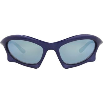 Balenciaga 59mm Cat Eye Sunglasses in Blue Blue Blue at Nordstrom Rack
