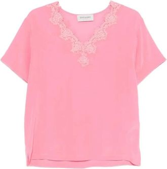 Ermanno Scervino Mf 749 Blouse - Dames - T-shirts - Roze - M - Tops