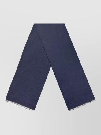 Gucci wool silk scarf softly monogram detail
