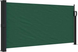 vidaXL Toldo Lateral Retr&aacute;ctil Verde Oscuro 100x300 Cm Vidaxl
