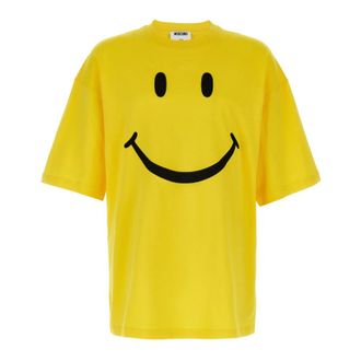 Moschino Hombre, Camisetas, Amarillo, Talla: S