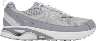 Under Armour Dames Apparition Tech Logo Leren Sneakers (Frost Grijs)