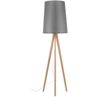 Luminosa Light Designs TK Walz L&aacute;mpara de pie tr&iacute;pode de pino, cromada, 1 x E27