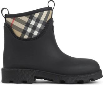 Burberry Marsh Stamp Lage Laarzen - Dames - Regenlaarzen - Zwart - 36 EU - Katoen - Schoenen