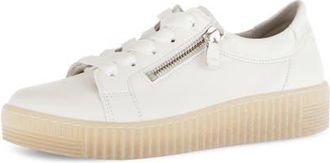 Gabor 83.334 Zip Platform Sneaker in Latte at Nordstrom, Size 10.5Us