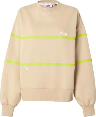 GCDS Sudadera Crewneck - Sweatshirts & Hoodies - Mujer - Beige - XS