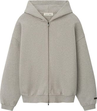 Fear of God 26FW Embossed 90s Relaxed Zip Up Hoodie Ash Heather RW01508-0284