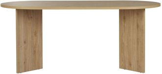 Calicosy Mesa De Comedor Con Bordes Redondeados L180 Cm - Sable