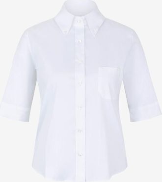 Artigiano Hemd mit 3/4-&Auml;rmeln aus Baumwolle Rosa