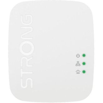 Strong Cosmetics Kit PowerLine 1000 Mbit/s Wi-Fi 5/1200 Mbps con Ethernet LAN e 2 adattatori, versione compatta e bianca