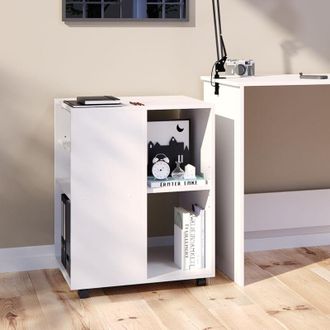 Vicco Carro Con Ruedas, Blanco, 59.4 X 52.6 Cm, Vicco