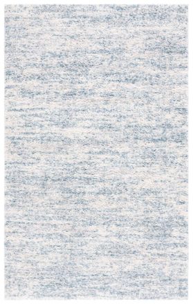 Safavieh Alfombra de poli&eacute;ster blanco/azul, 183 x 244 cm