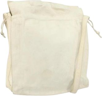 Loewe Pre-owned Leather Bucket Bag - Dames - Vintage Tas - Wit - ONE Size - Leer - Vintage
