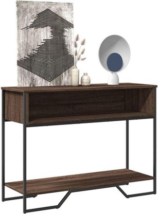 vidaXL Tavolo Consolle Rovere Marrone 100x35x74,5 cm in Truciolato - Vidaxl