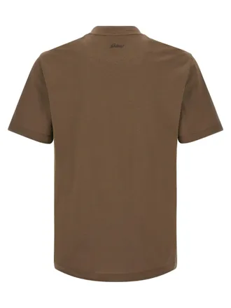 Brioni Pure Cotton T-Shirt - Brown
