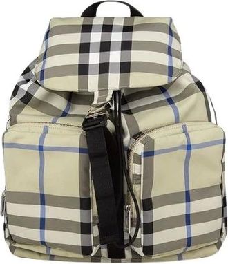Burberry Zaino Medium Check - - Bags - Uomo - Beige - ONE SIZE
