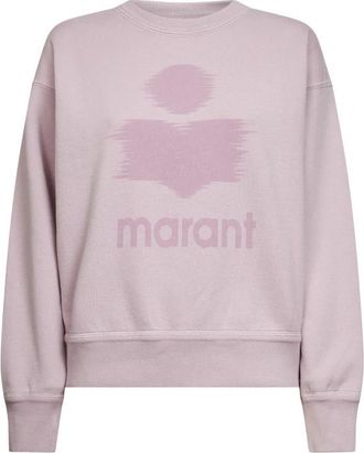 Isabel Marant Logo Crew-neck Sweatshirt - Dames - Sweatshirts - Roze - 2XS - Katoen - Hoodies & sweatvesten