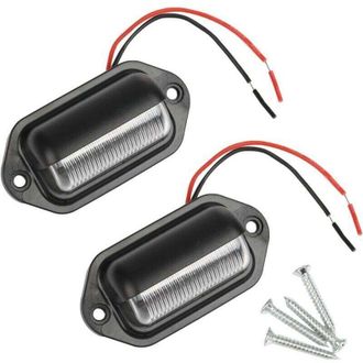 OEM 2 Luces Led Impermeables Para Matr&iacute;cula, Luces Traseras Led Smd De 6 Pulgadas, L&aacute;mpara De Matr&iacute;cula Para Cami&oacute;n, Furgoneta, Remolque, Coche, Caravana 
