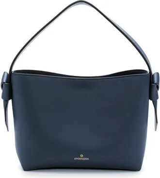 La Portegna Paulita Crossbody Bag Lightness in Navy at Nordstrom