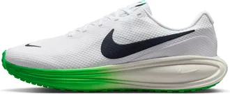 Nike Mens Revolution 8 Road Running Shoes (Wide) in White | HQ1996-102