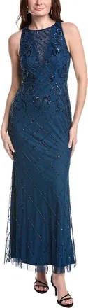 Adrianna Papell Sleeveless Solid Maxi Dress