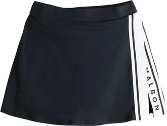 Malbon Golf Baseline tennisrok - Zwart