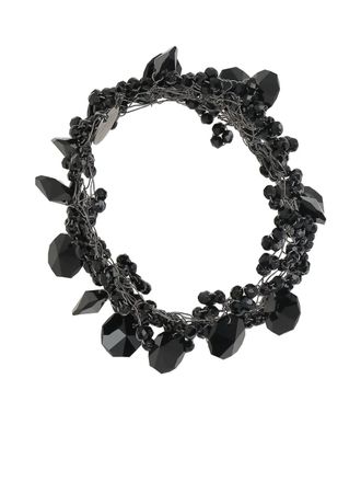 Maria Calderara beaded bijoux bracelet - Black