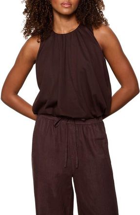 Sanctuary Retreat Bubble Tank Top in Rich Soil Brown at Nordstrom, Size X-Large