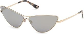 Web Eyewear Gold Metal Womens Sunglasses