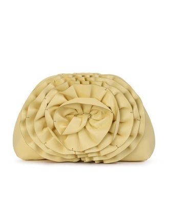 Raf&eacute; New York Aya Frame Clutch in Yellow at Nordstrom, Size Small