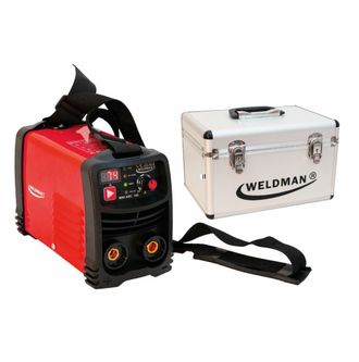OEM Soldadora Inverter Weldman Arc-160 Mini Synergia, Port&aacute;til, Ideal Para Soldadura De Arco, Alta Eficiencia Energ&eacute;tica, Incluye Malet&iacute;n, F&aacute;cil De Usar Y