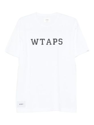 Wtaps Academy 01 logo T-shirt - White
