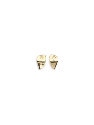 Bottega Veneta Geometric Gold-Finished Earrings - Gold