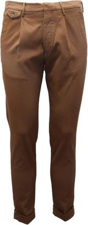 Michael Coal Heren, Broeken, Bruin, Maat: XS Katoen