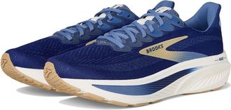 Brooks Ghost 17 Mens Running Shoes Beacon Blue/Moonlight/Starfish : 10.5 D - Medium, Synthetic