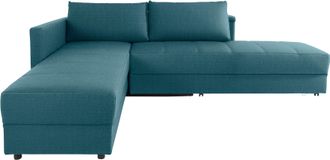 Looks by Wolfgang Joop Ecksofa »LooksIII L-Form« durch Drehfunktion zum Bett wandelbar, inklusive Staufach